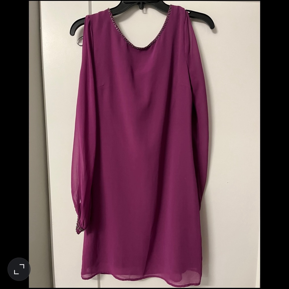 Long Sleeve Purple Dress | Size Small